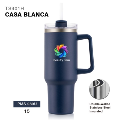 CASA BLANCA TS401H - 40oz Handle Tumbler Mug